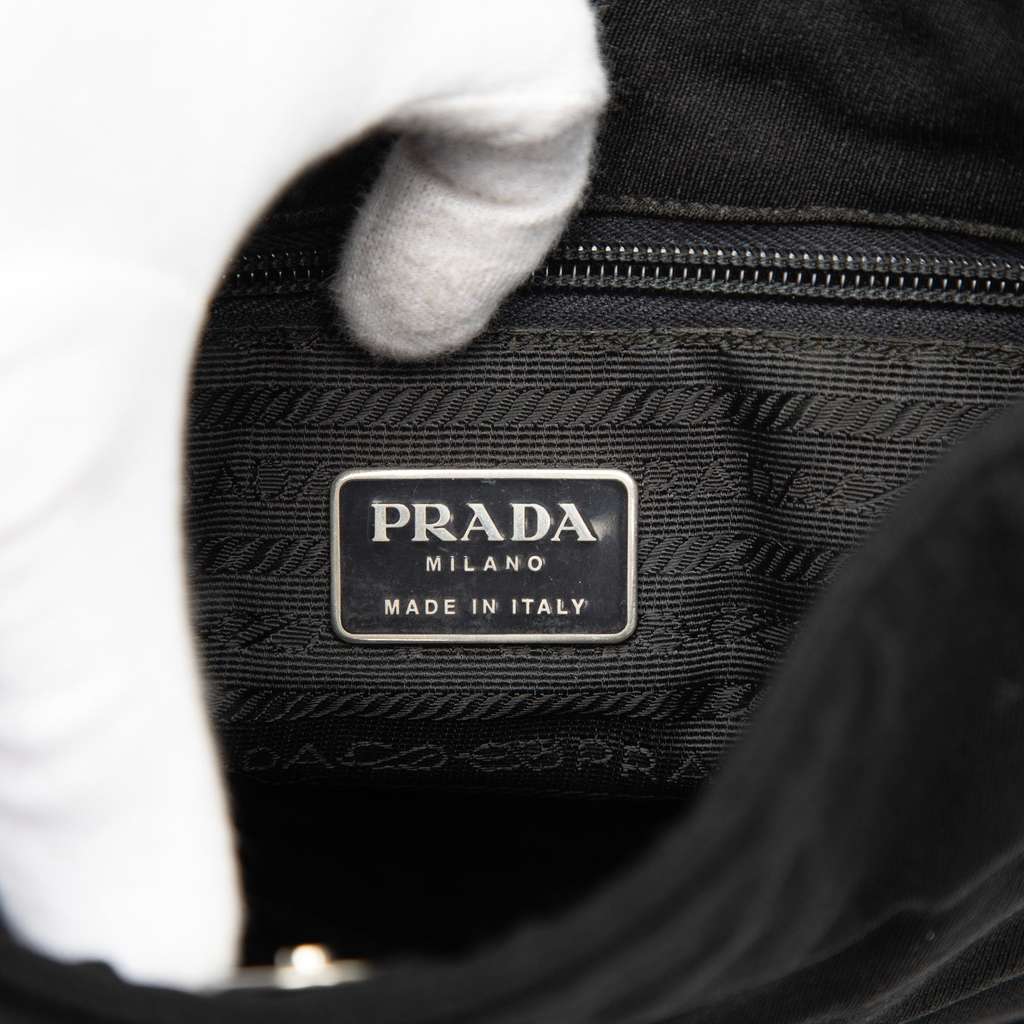 Prada Cotton Shoulder Bag - 5