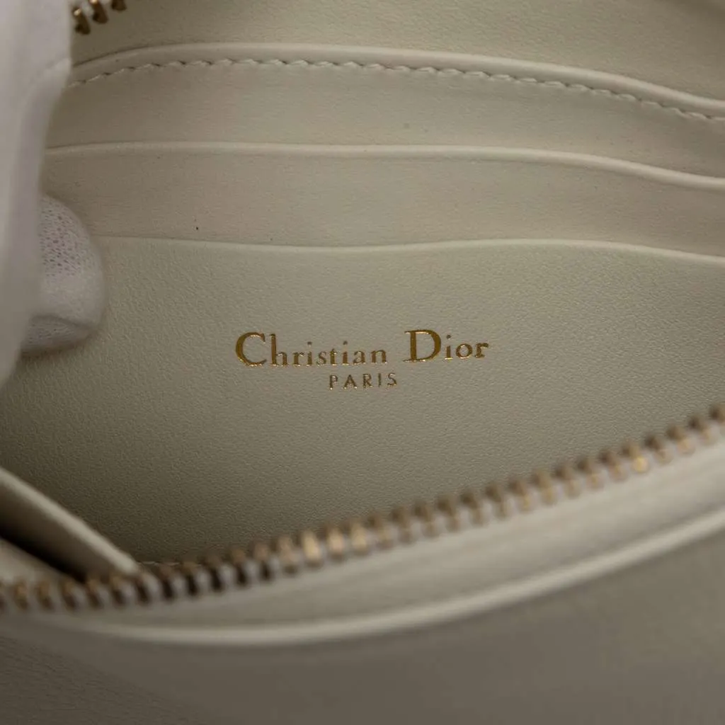 Dior Goatskin Saddle Rodeo Pouch White Leather Very good - Box View