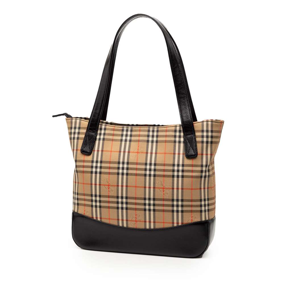 Burberry Haymarket Check Canvas Tote - 2