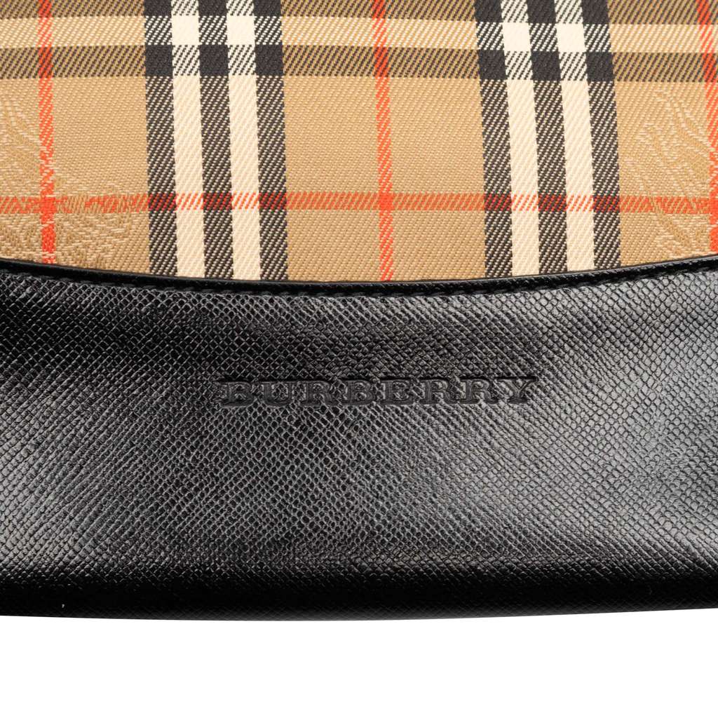 Burberry Haymarket Check Canvas Tote - 5