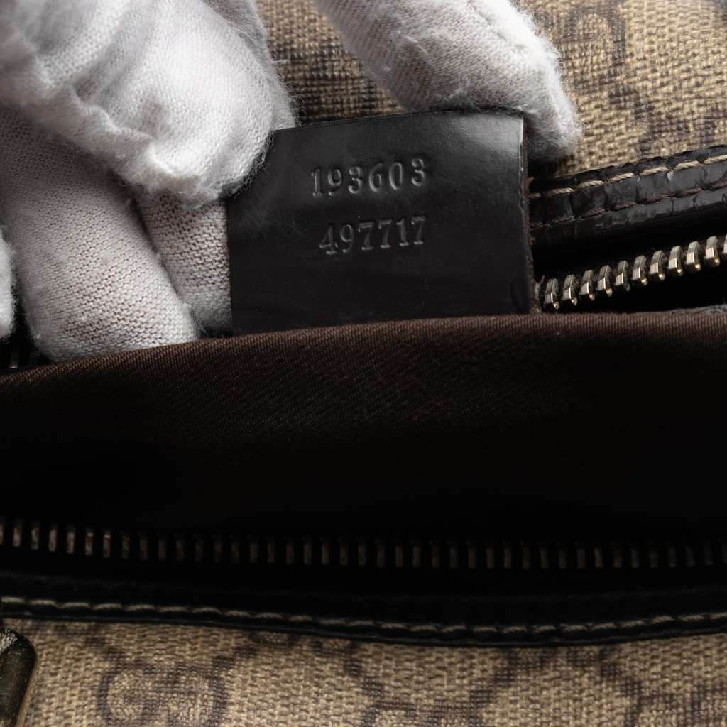 Gucci Medium GG Supreme Joy Boston Bag - 5