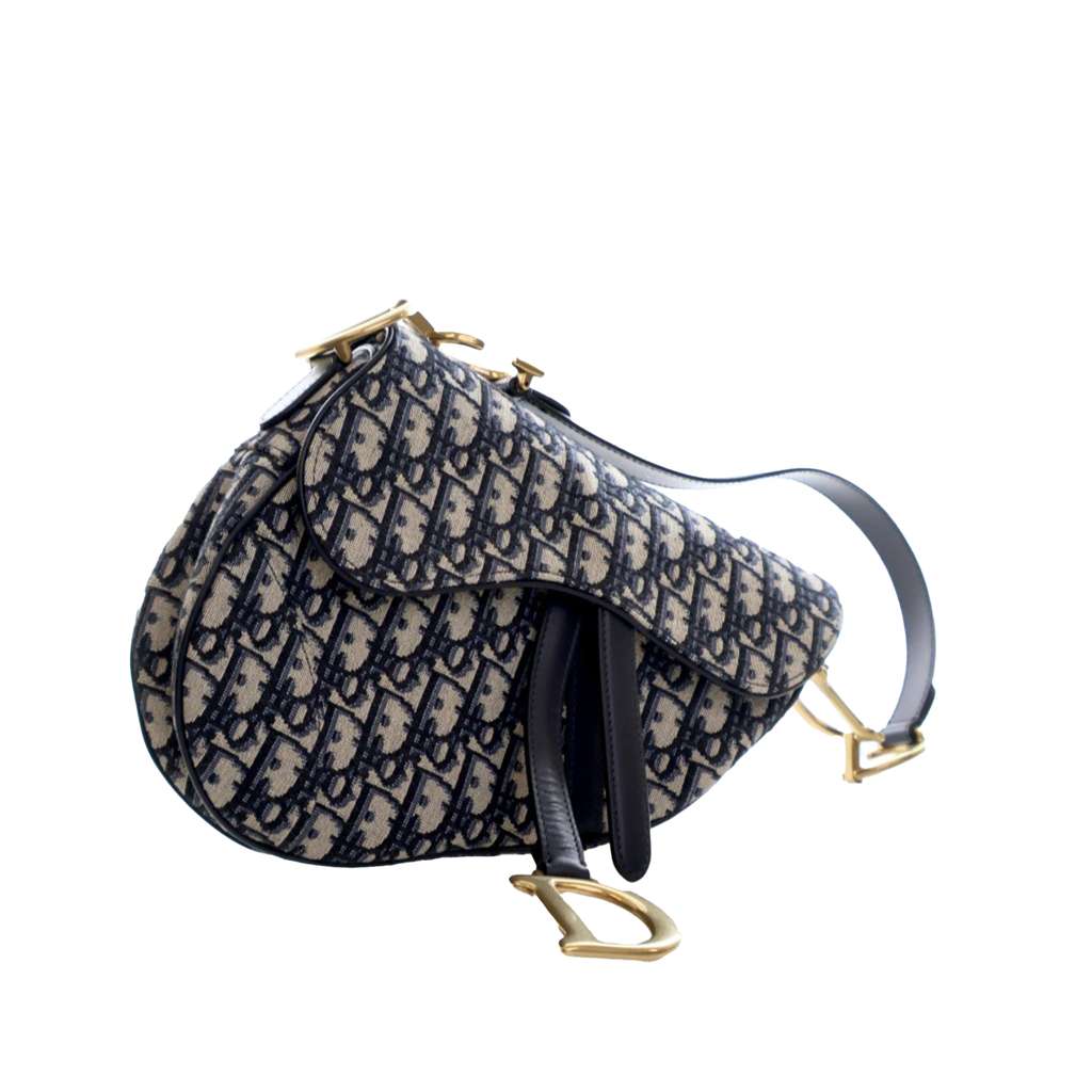 Dior Oblique Canvas Saddle Bag - 3