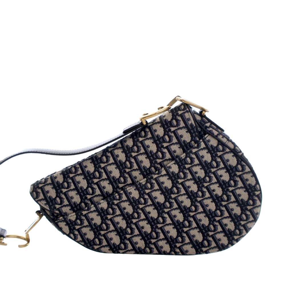 Dior Oblique Canvas Saddle Bag - 4