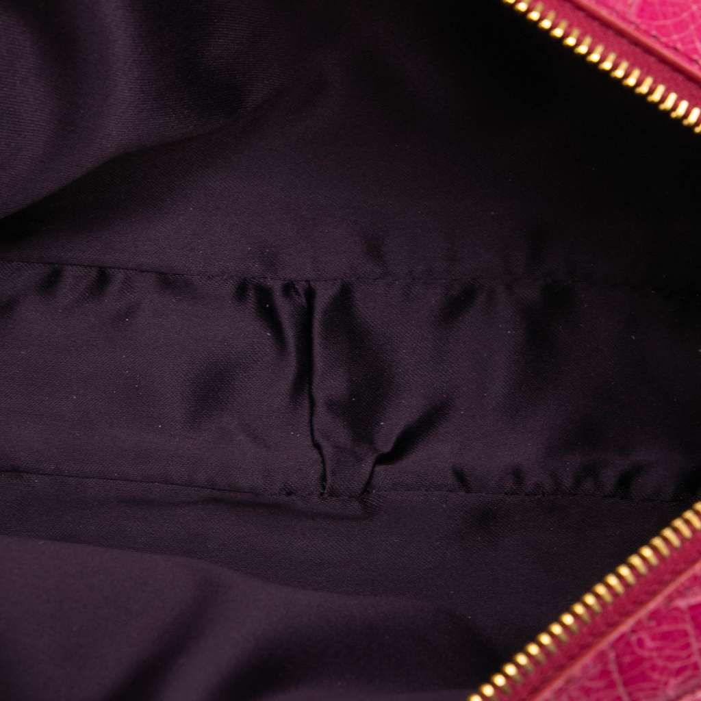 Miu Miu Croc Embossed Patent Crossbody - 4