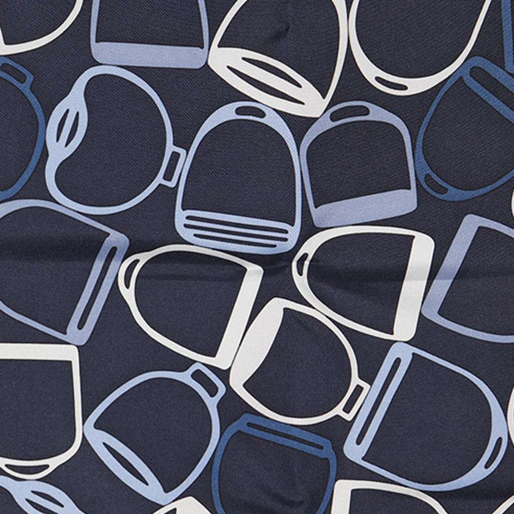 Hermès A Vos Etriers Pocket Square Silk Scarf 45 - 4