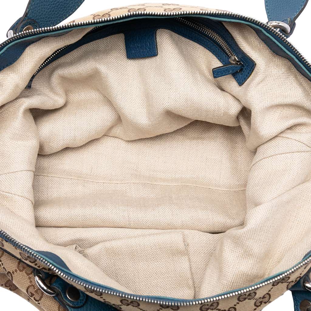 Gucci Large GG Canvas Icon Bit Satchel - 4