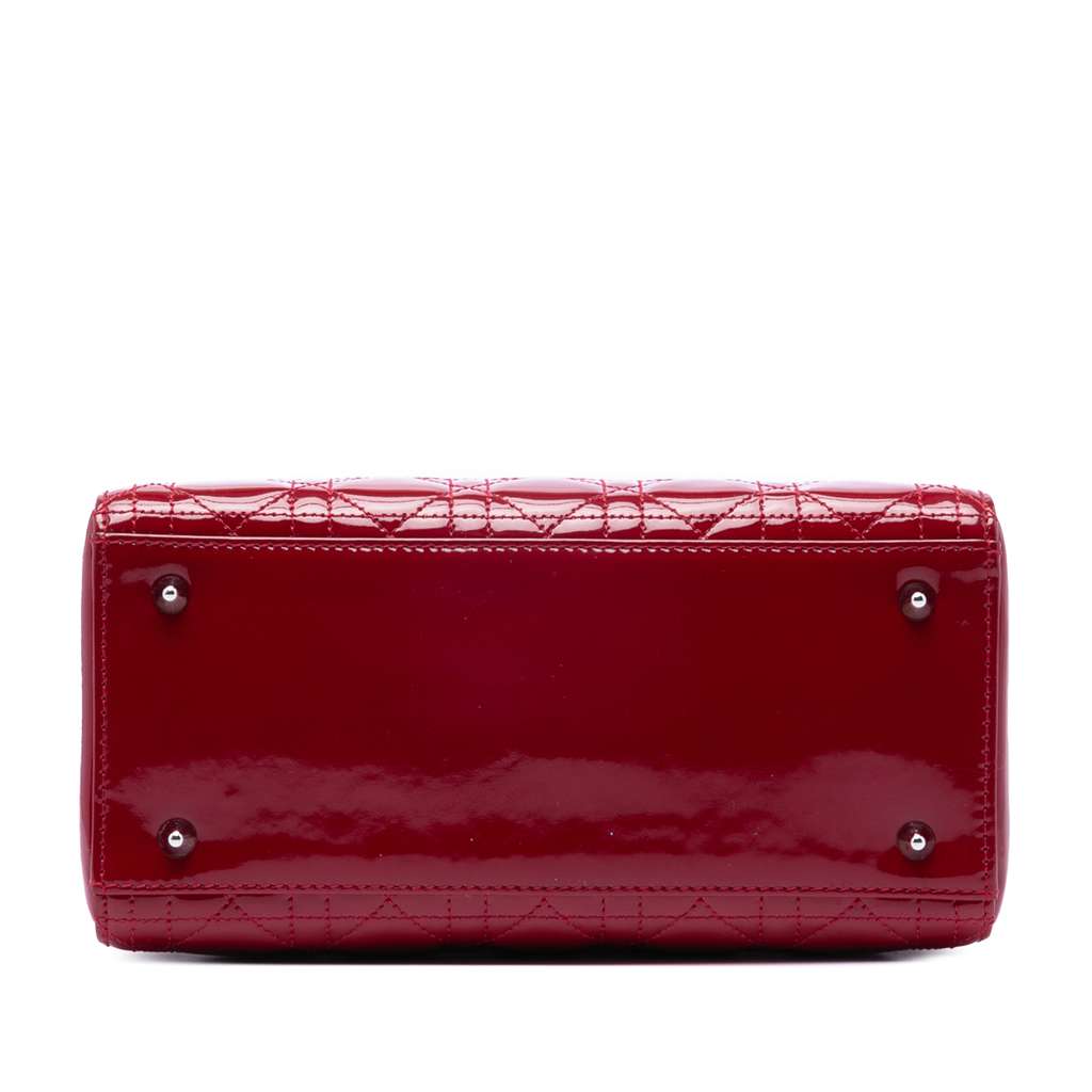 Dior Medium Patent Cannage Lady Dior - 3