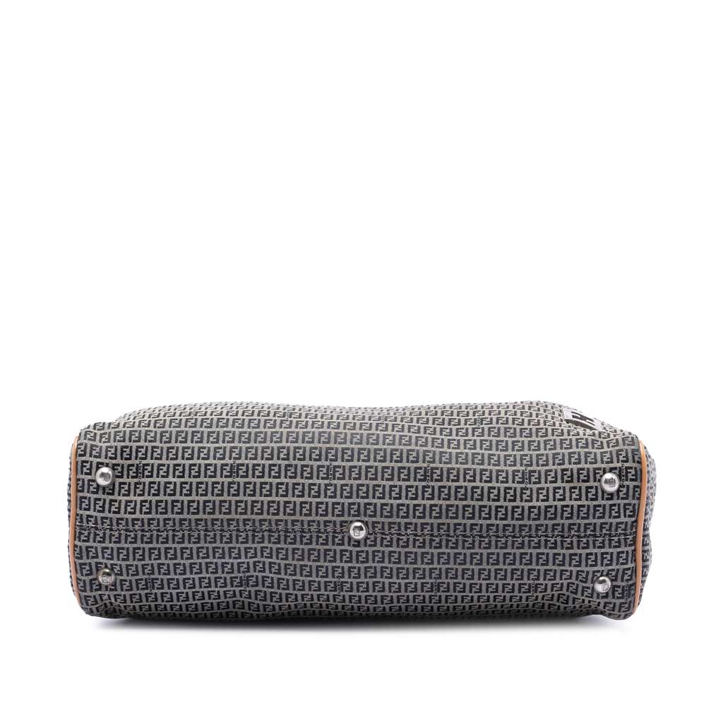 Fendi Micro Zucchino Canvas Bauletto Handbag - 3