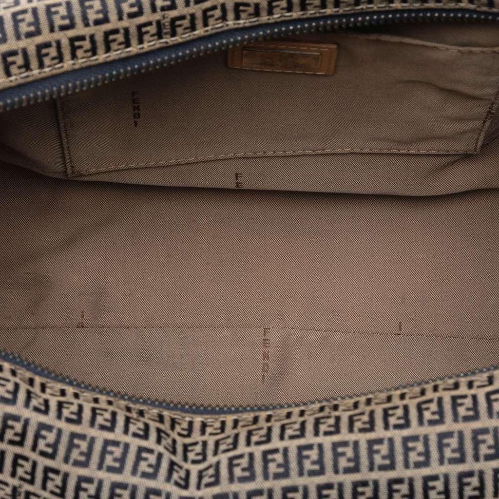 Fendi Micro Zucchino Canvas Bauletto Handbag - 4