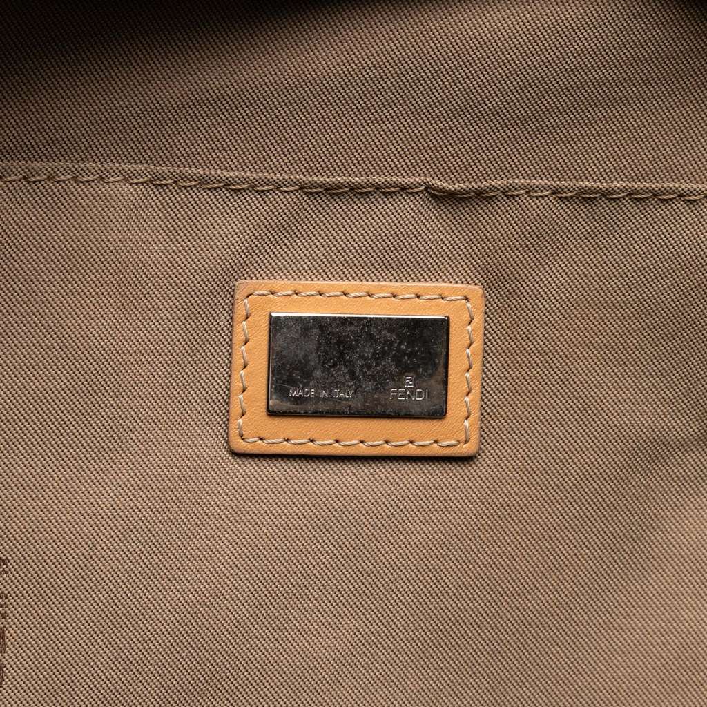 Fendi Micro Zucchino Canvas Bauletto Handbag - 5