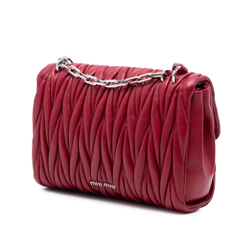 Miu Miu Matelasse Lambskin Flap Crossbody - 2