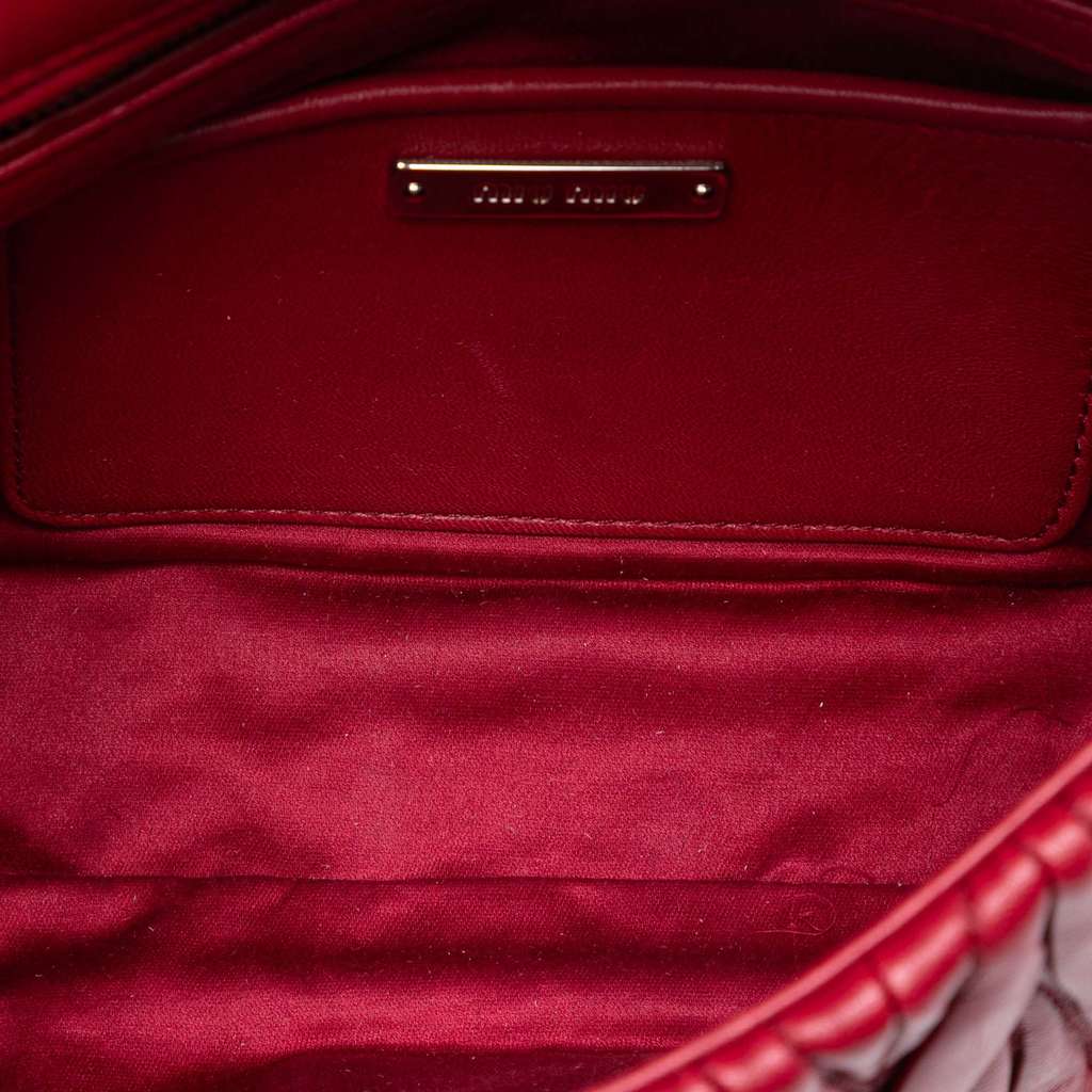 Miu Miu Matelasse Lambskin Flap Crossbody - 4