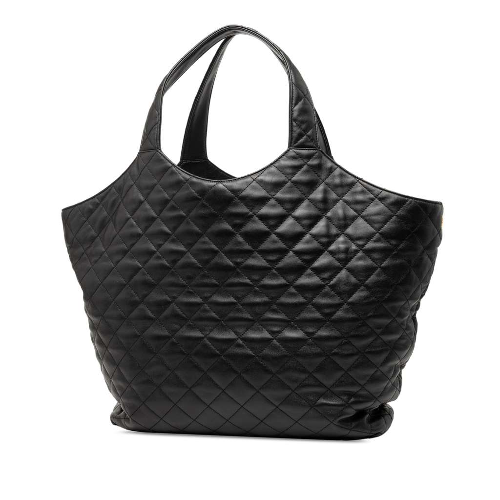 Saint Laurent Maxi Quilted Lambskin Icare Shopping Tote - 2