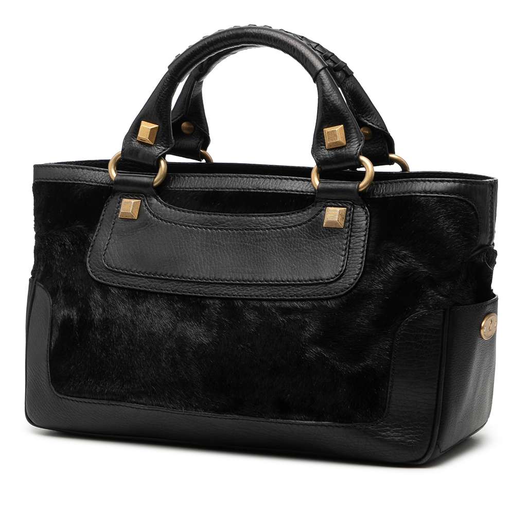 Celine Pony Hair Boogie Handbag - 2