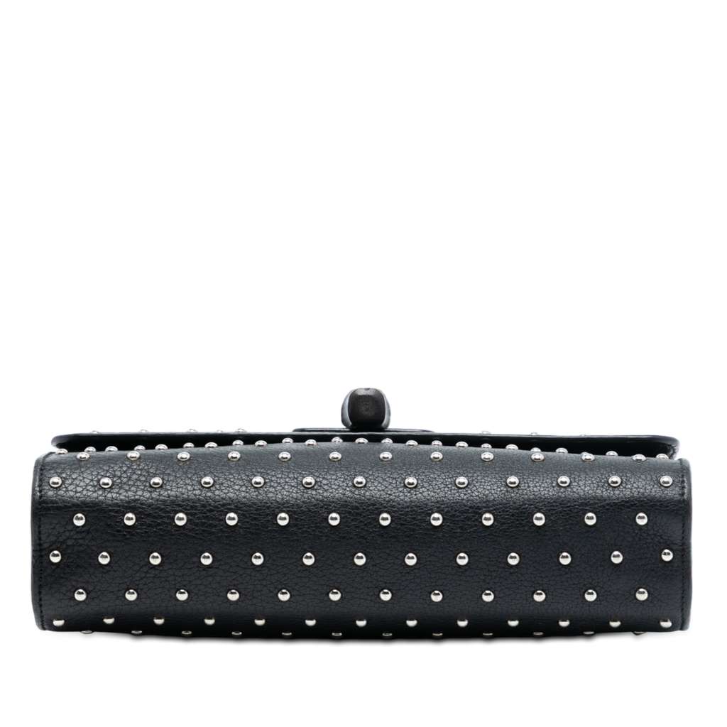 Gucci Medium Studded Leather Miss Bamboo Crossbody - 3