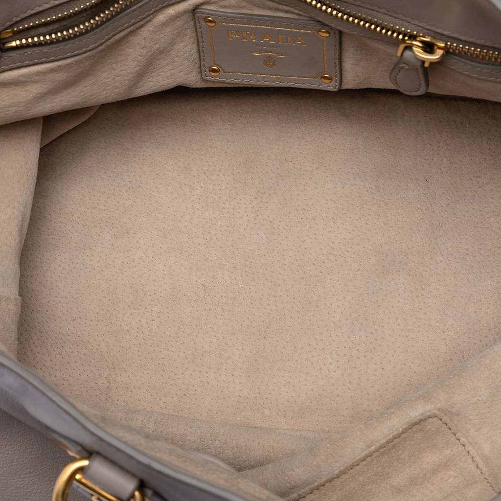 Prada Soft Calfskin Open Convertible Shopping Tote - 4