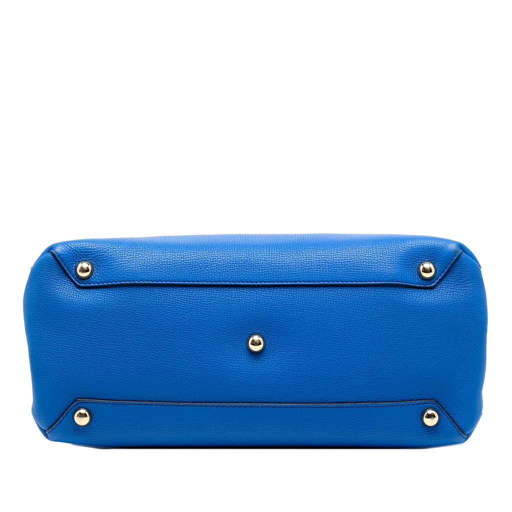 Burberry Medium Leather and House Check Banner Satchel - 3