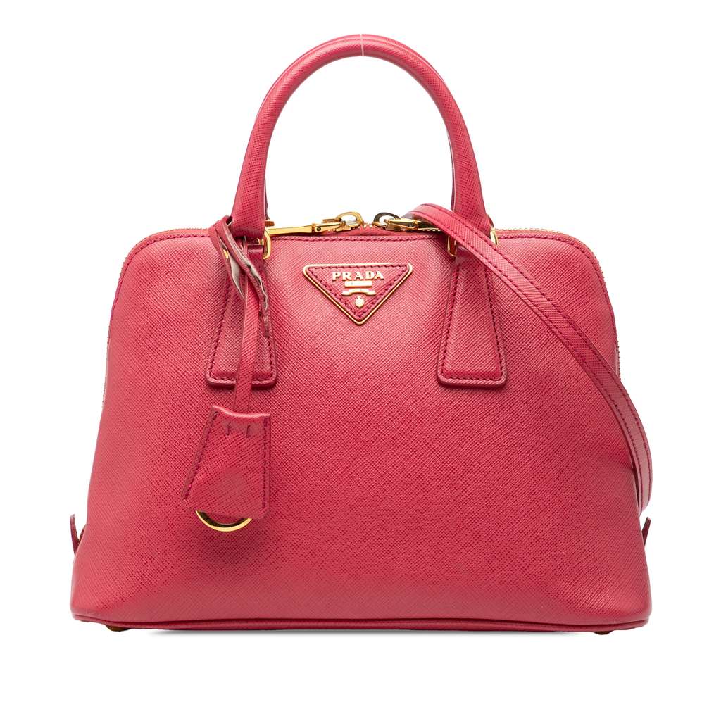 Prada Small Saffiano Lux Promenade Satchel