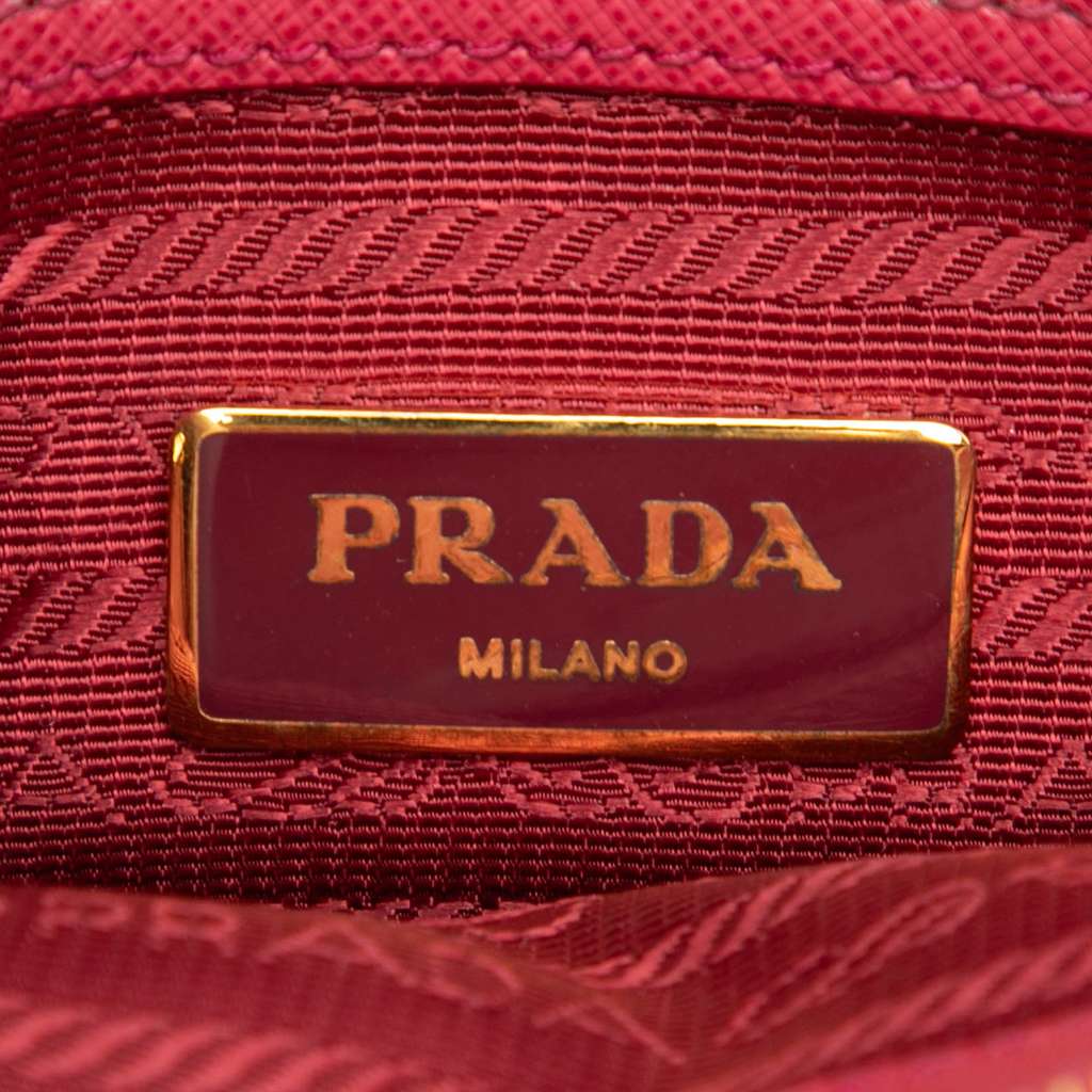 Prada Small Saffiano Lux Promenade Satchel - 5