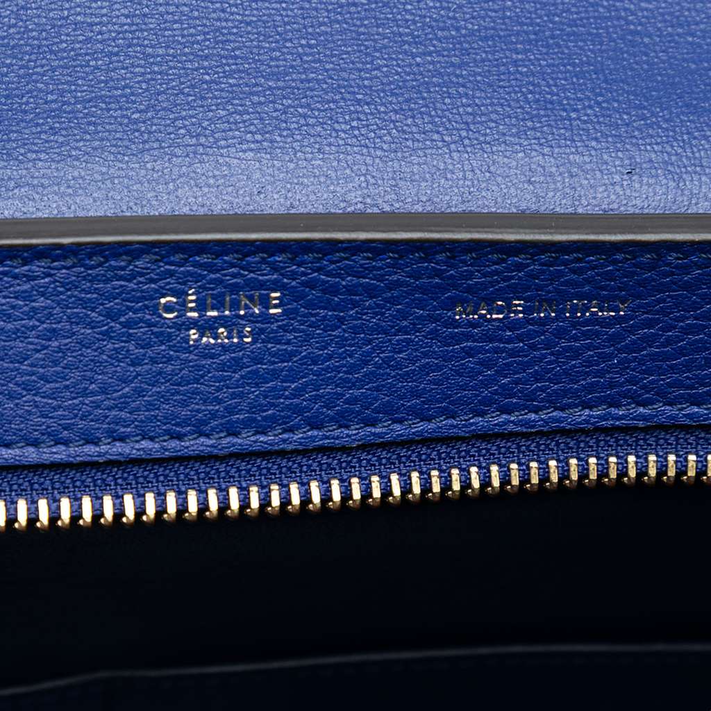 Celine Small Leather Trapeze Satchel - 5