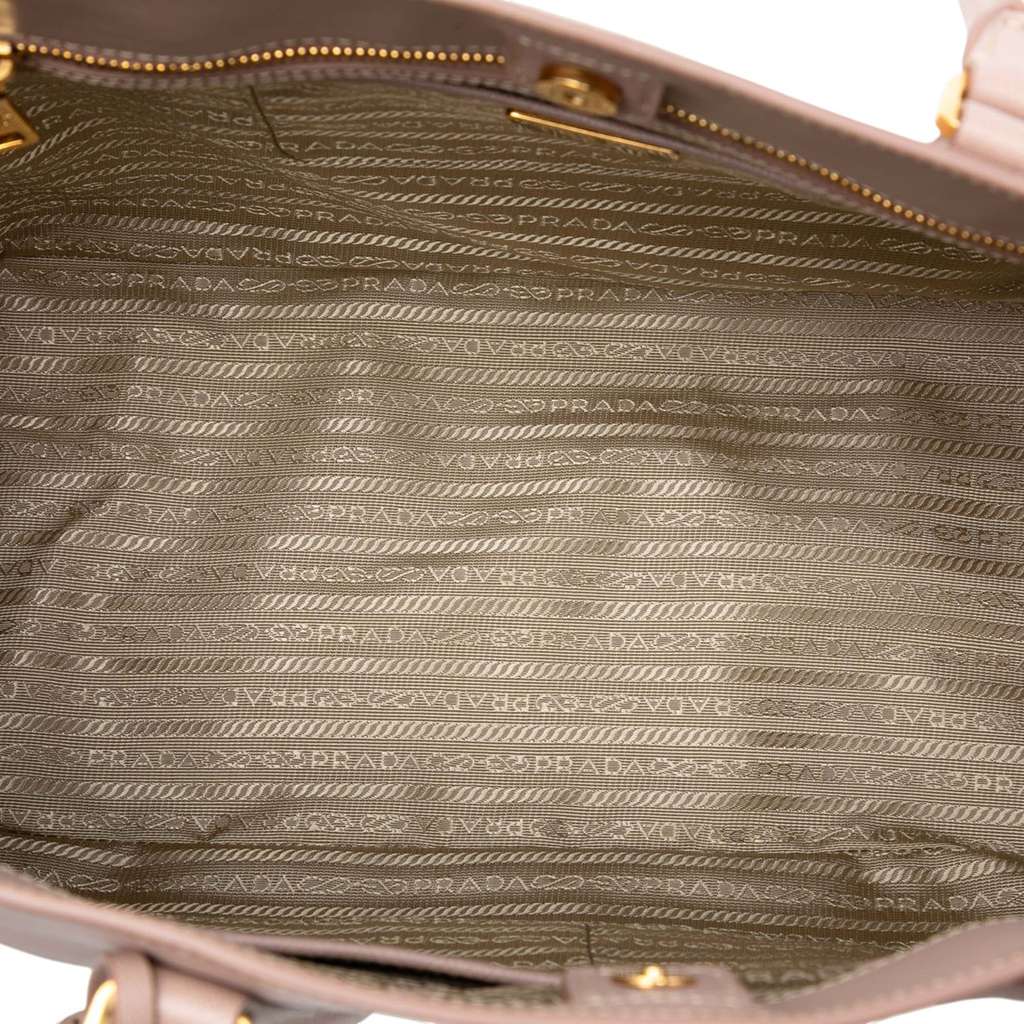Prada Large Saffiano Lux Galleria Double Zip Tote - 4