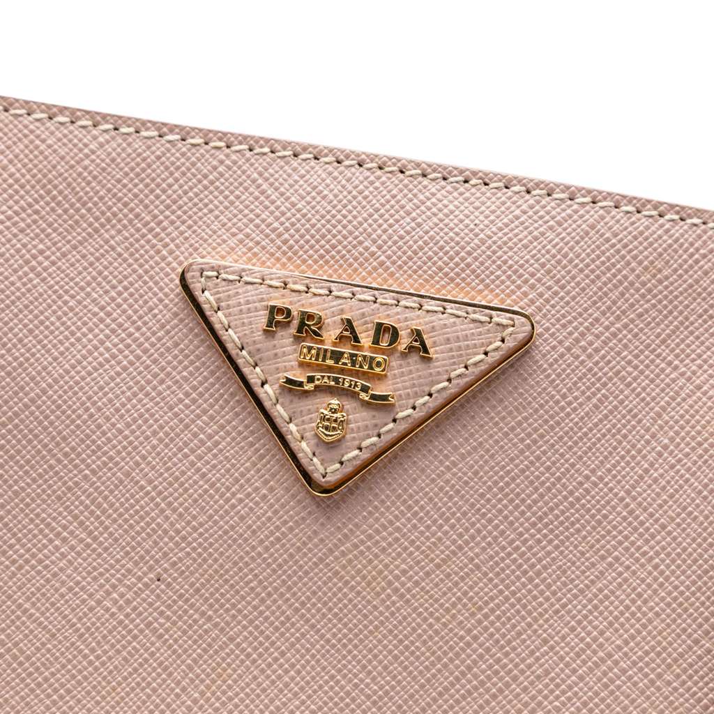 Prada Large Saffiano Lux Galleria Double Zip Tote - 5
