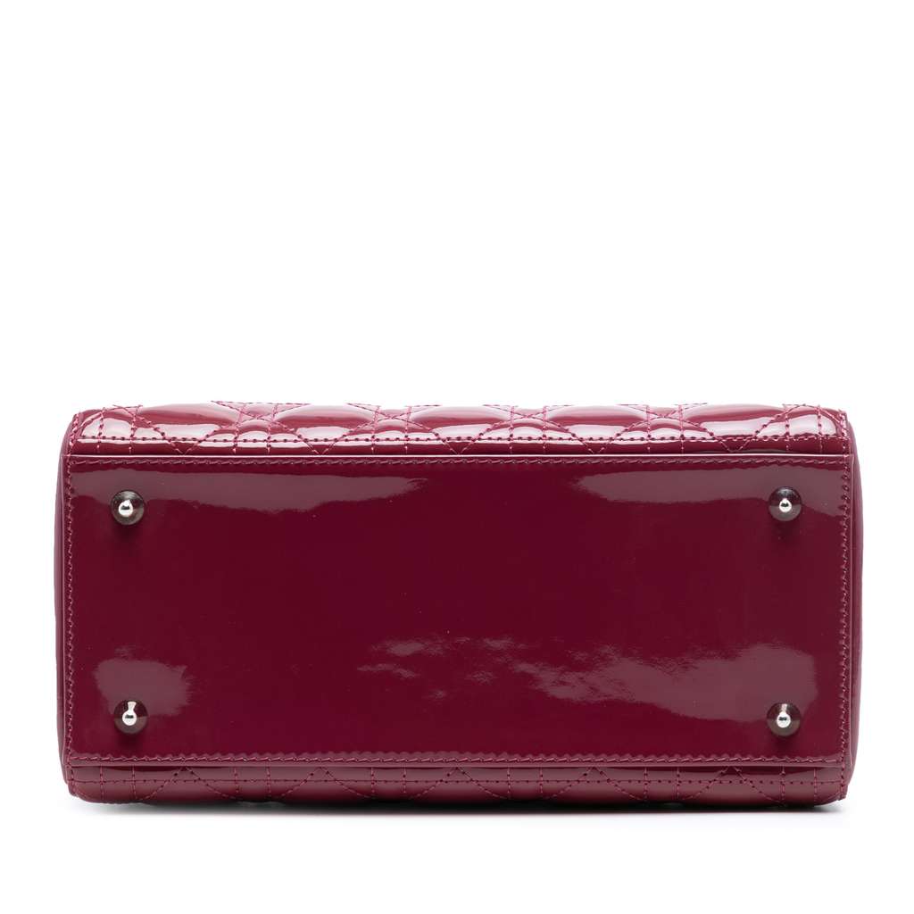 Dior Medium Patent Cannage Lady Dior - 3