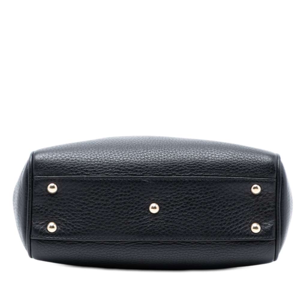 Gucci Mini Calfskin Bamboo Shopper Satchel - 3