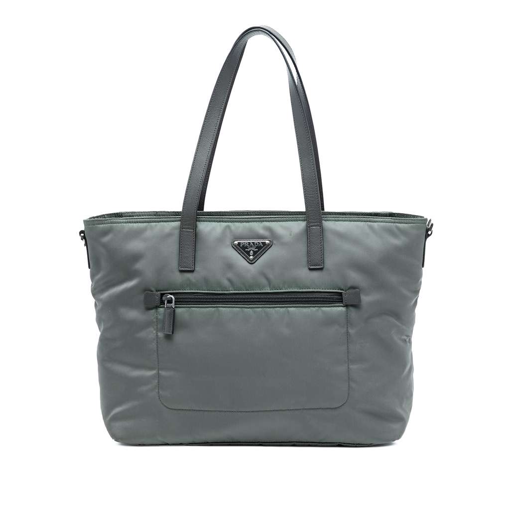 Prada Tessuto Zip Top Convertible Tote