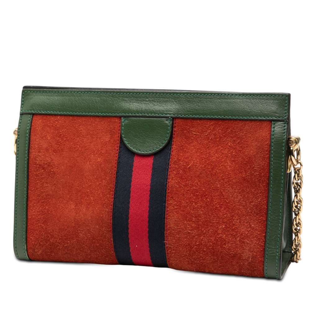 Gucci Small Suede Ophidia Chain Crossbody - 2