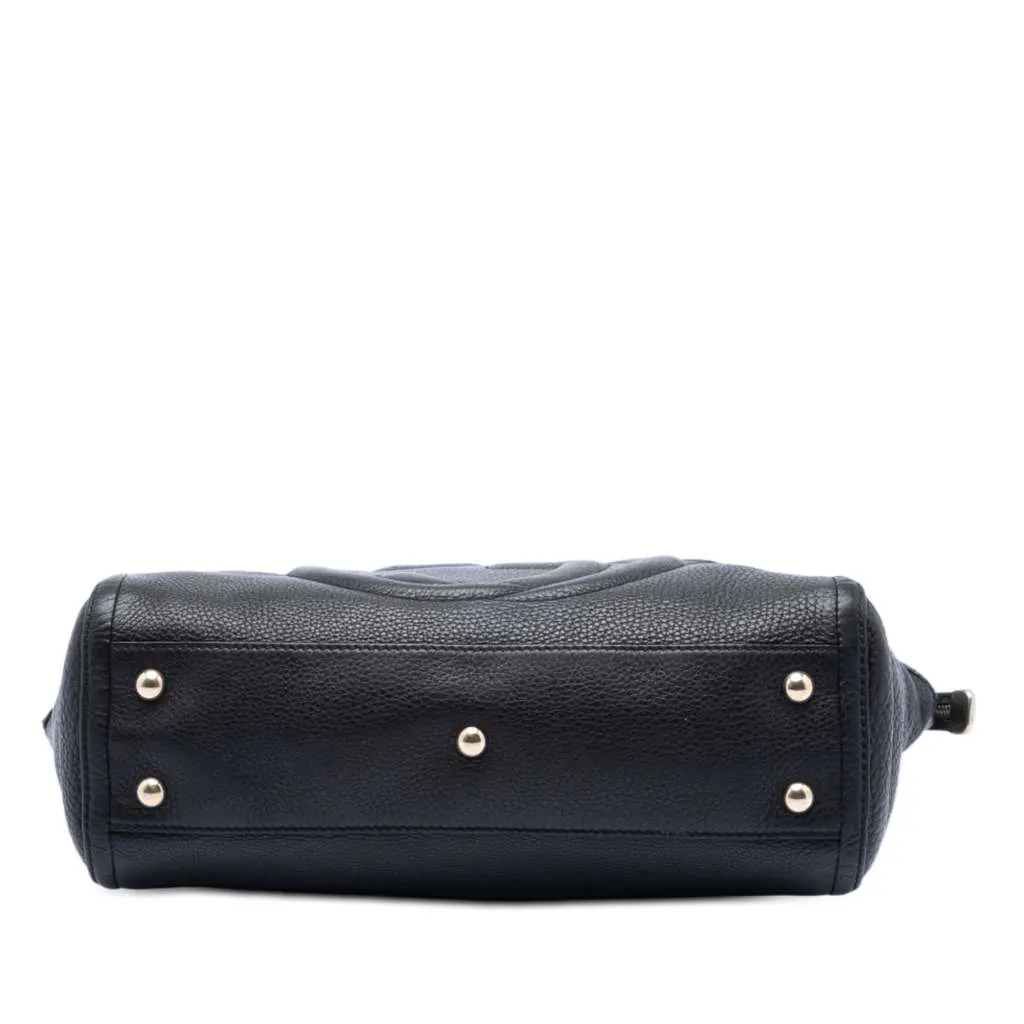 Gucci Small Leather Soho Working Tote Black Leather Very good - Inside View