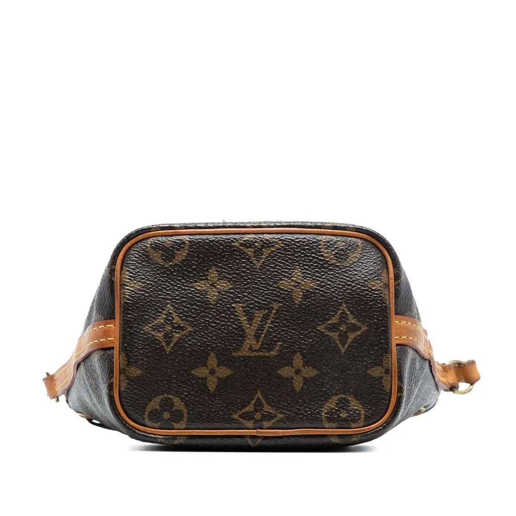 Louis Vuitton Monogram Nano Noe Brown Very good - Inside View