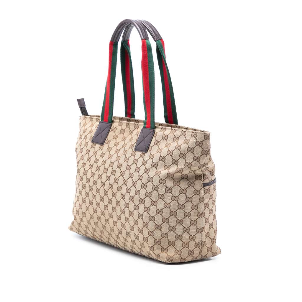 Gucci GG Canvas Web Tote - 2
