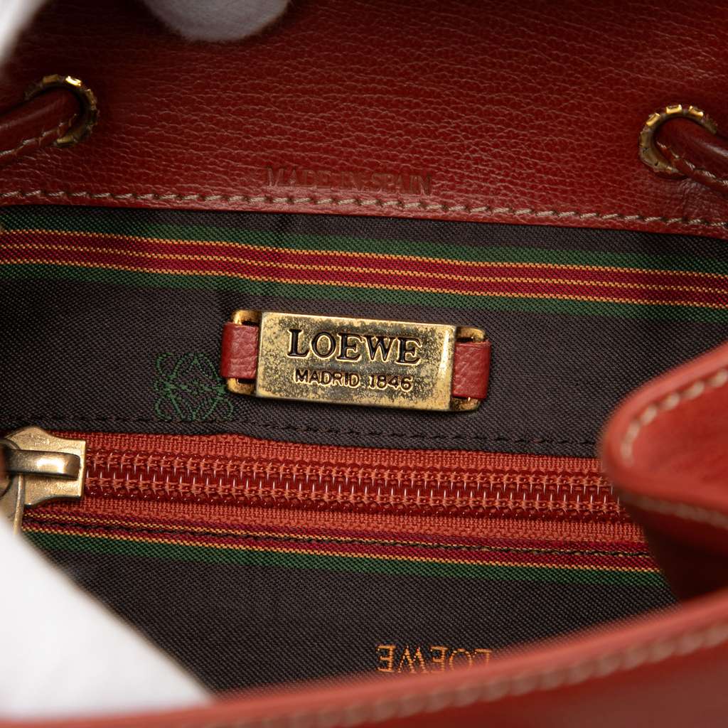 Loewe Leather Velazquez Twist Backpack - 5