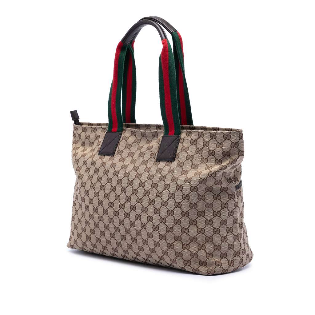 Gucci GG Canvas Web Tote - 2