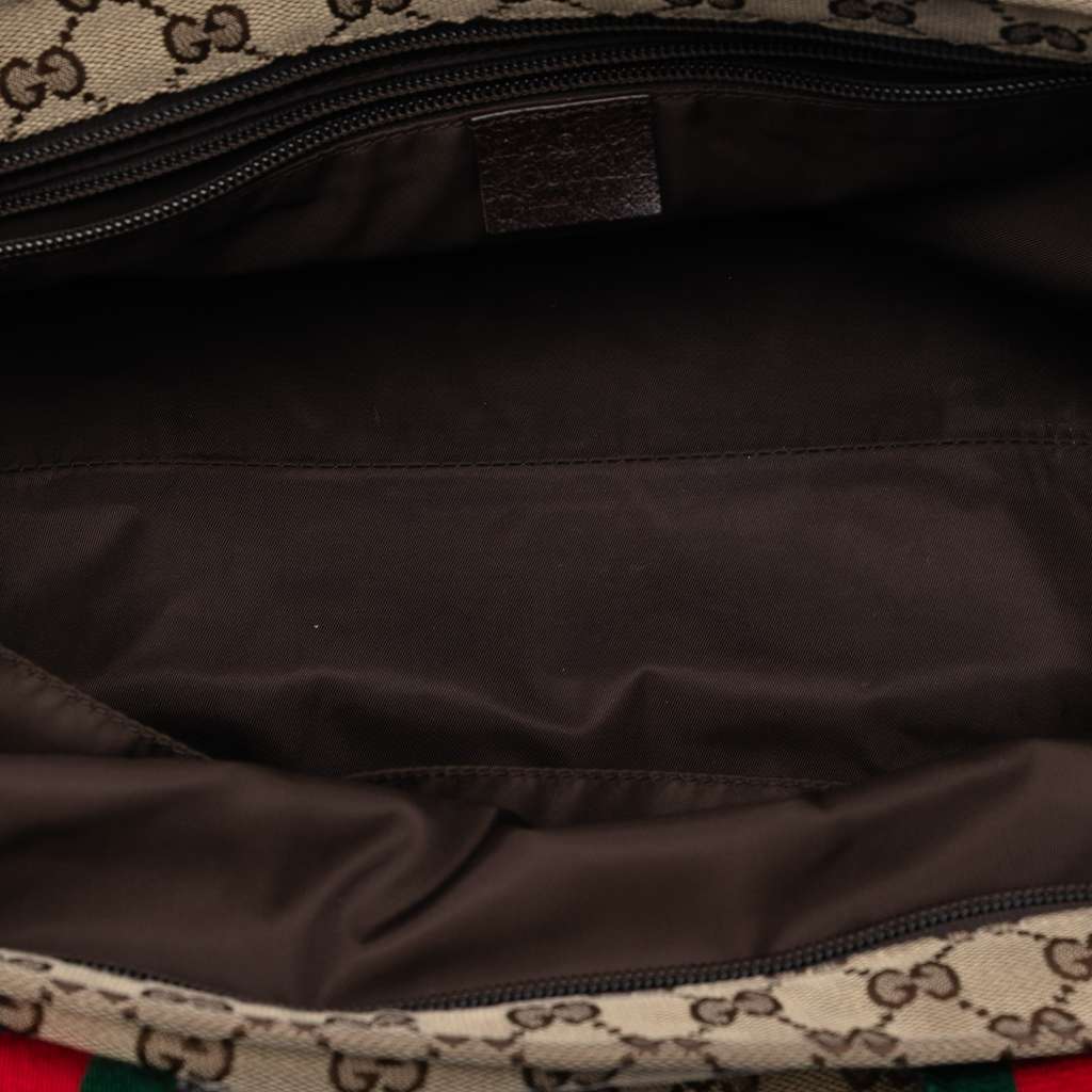 Gucci GG Canvas Web Tote - 4