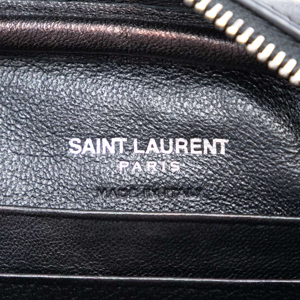 Saint Laurent Calfskin Monogram Blogger Bag - 5
