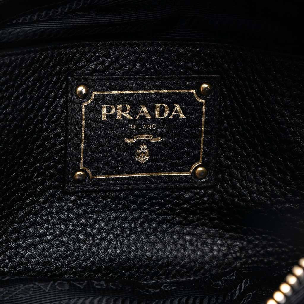 Prada Vitello Daino Zip Top Convertible Tote - 5