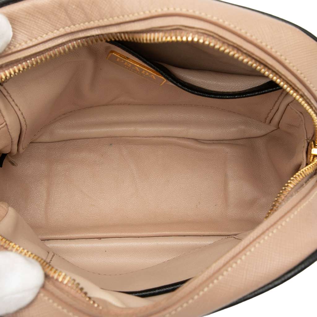Prada Mini Bicolor Saffiano Lux Satchel - 4