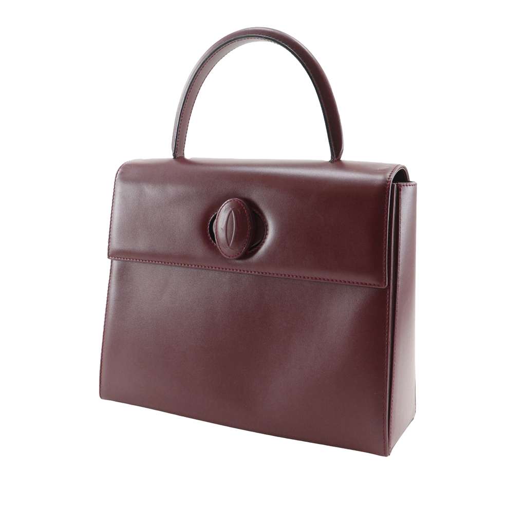 Cartier Leather Must de Cartier Turn Lock Handbag - 2