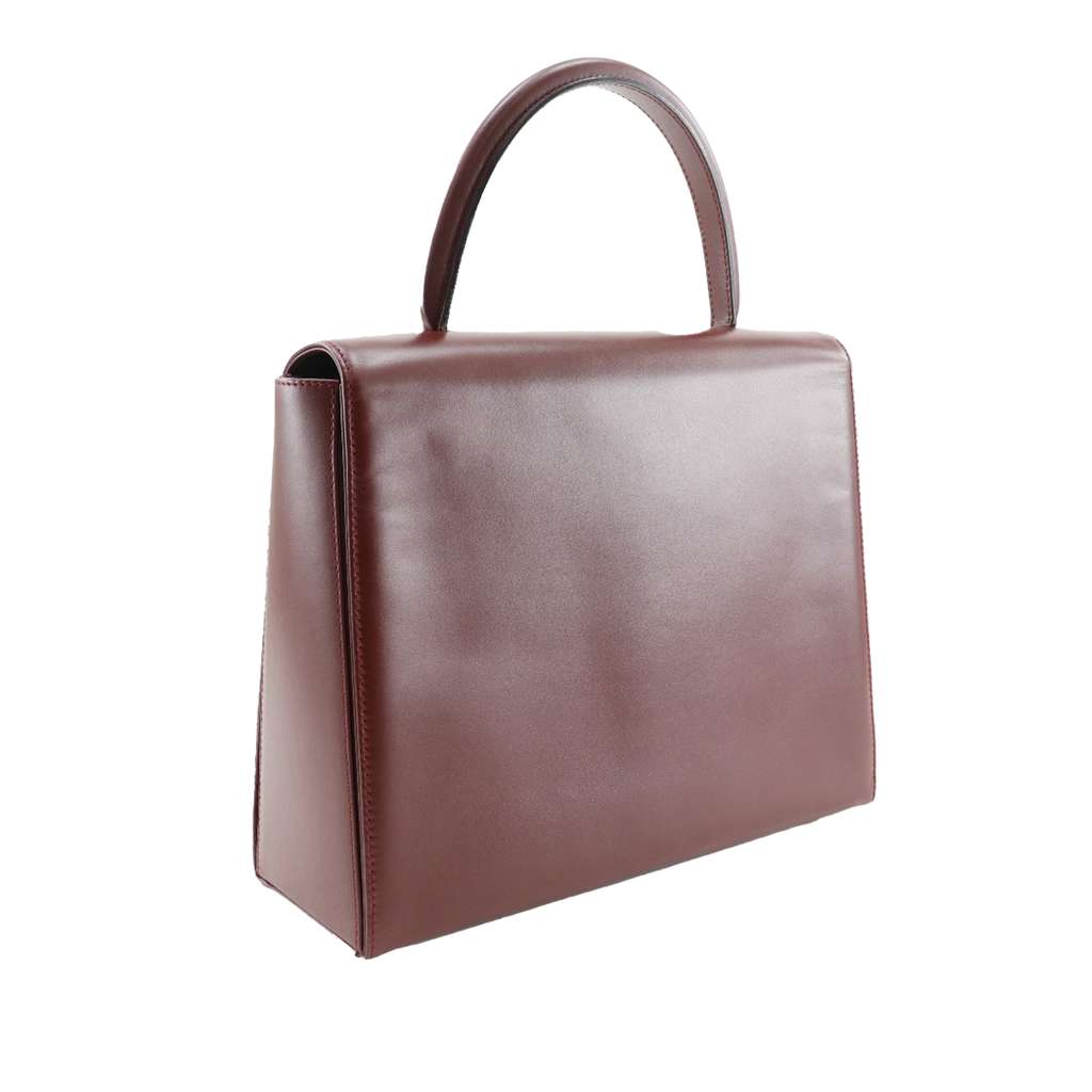 Cartier Leather Must de Cartier Turn Lock Handbag - 3
