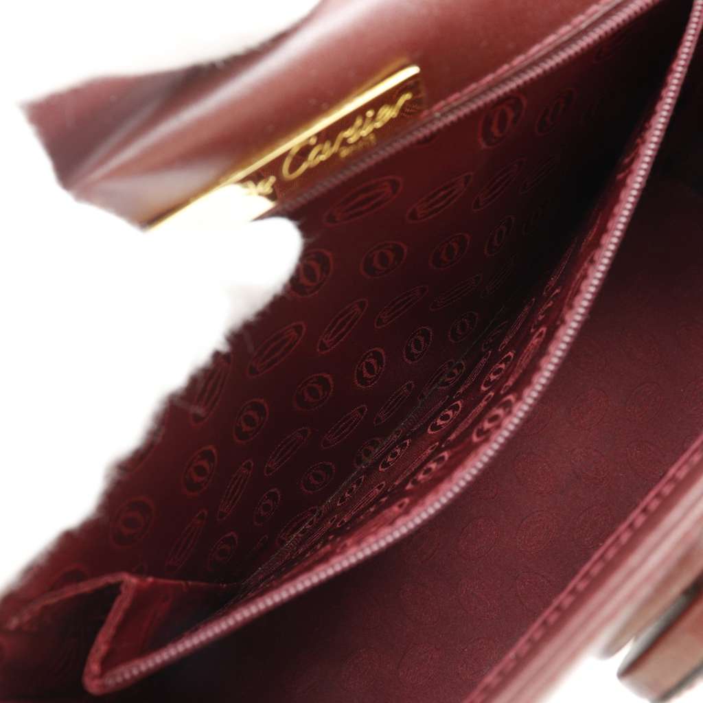 Cartier Leather Must de Cartier Turn Lock Handbag - 5