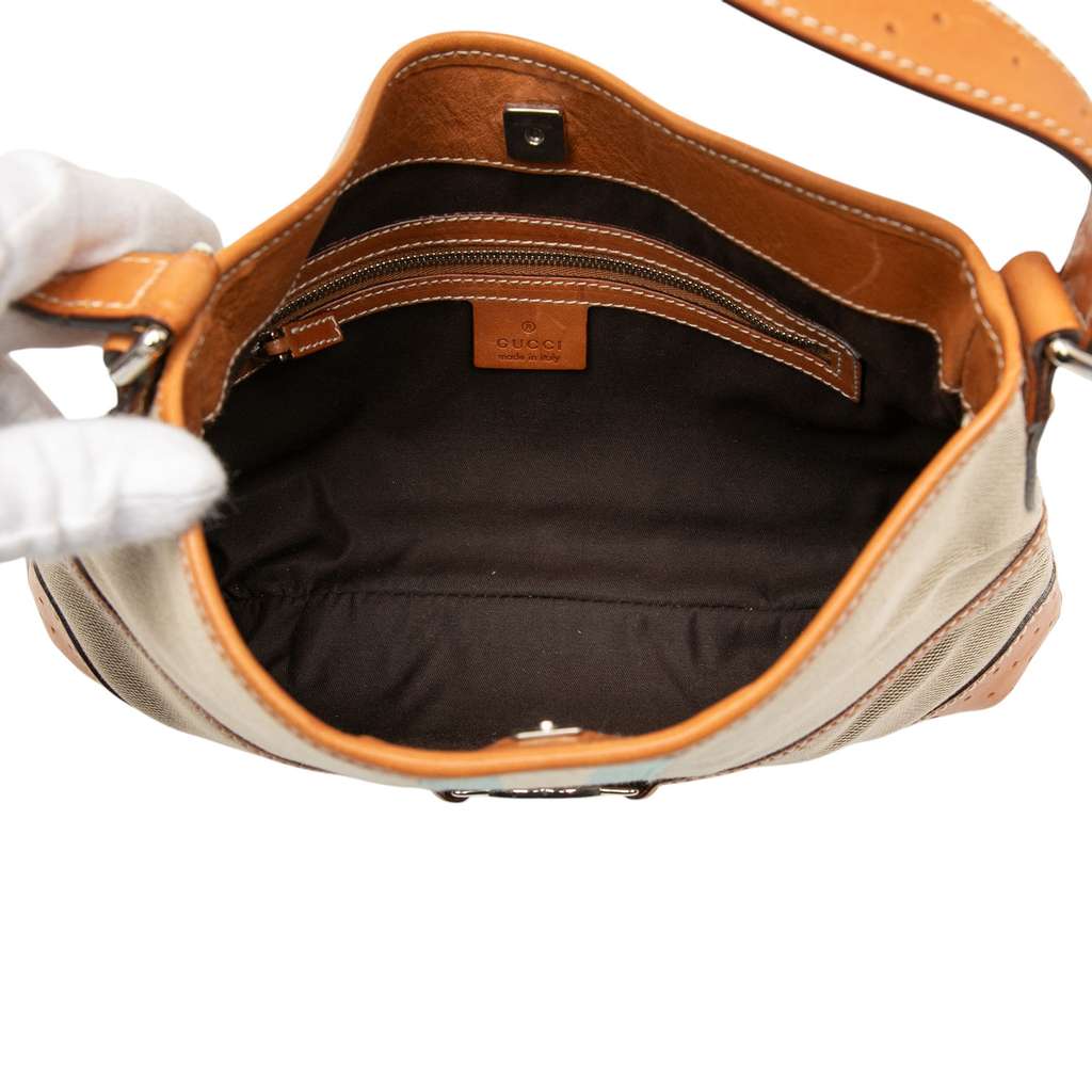Gucci Canvas Web Reins Shoulder Bag - 4