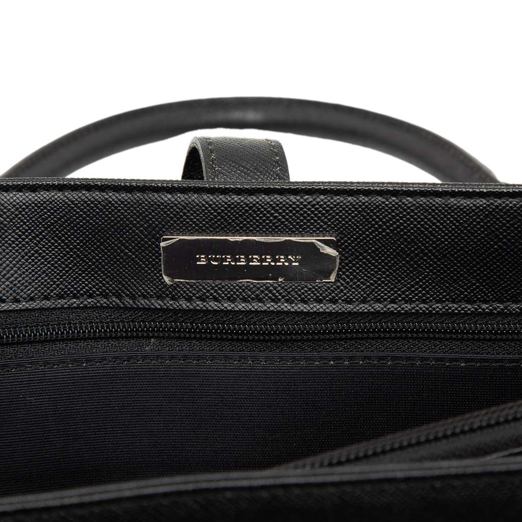 Burberry House Check Canvas Handbag - 5