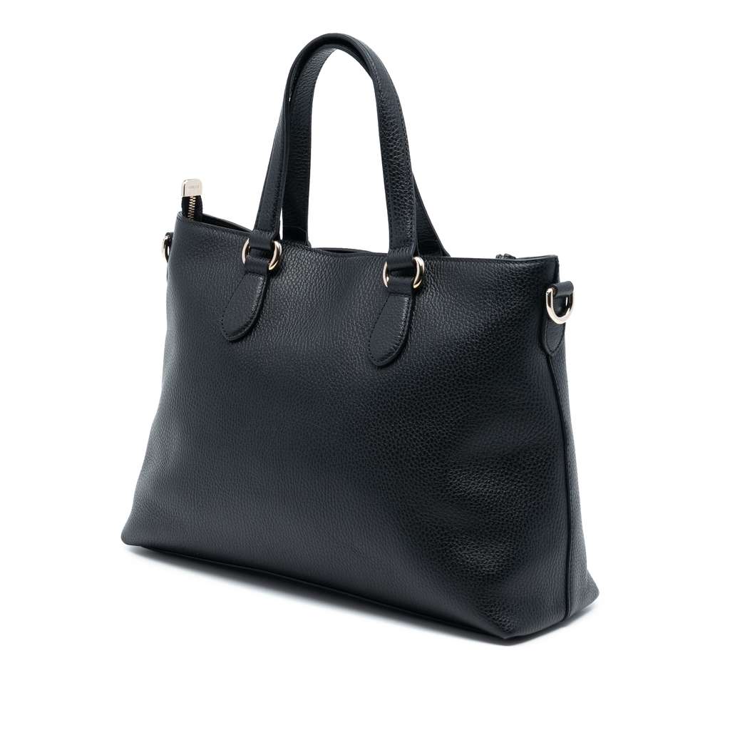 Gucci Leather Bamboo Tassel Satchel - 2