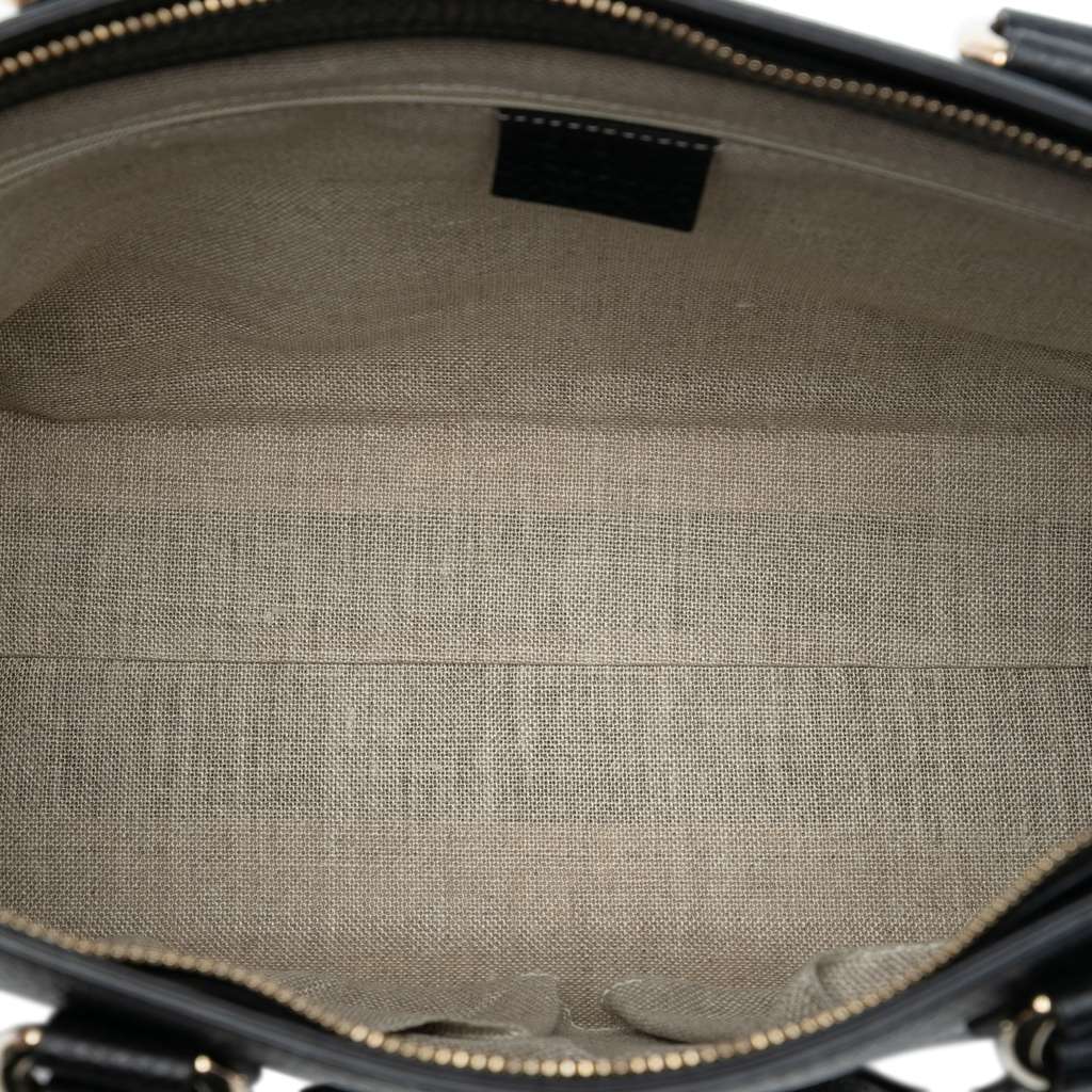 Gucci Leather Bamboo Tassel Satchel - 4