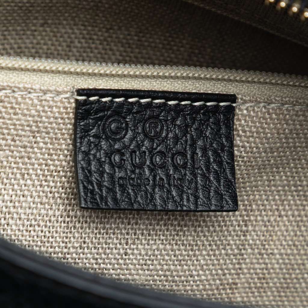 Gucci Leather Bamboo Tassel Satchel - 5