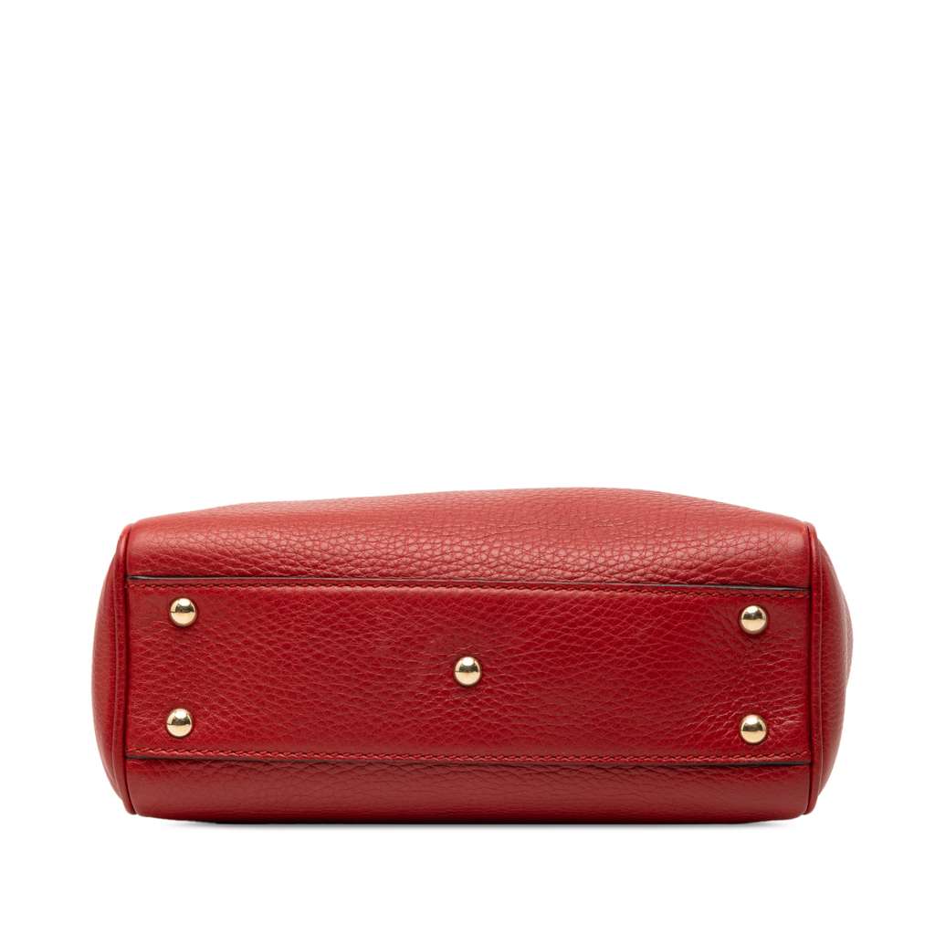 Gucci Mini Calfskin Bamboo Shopper Satchel - 3