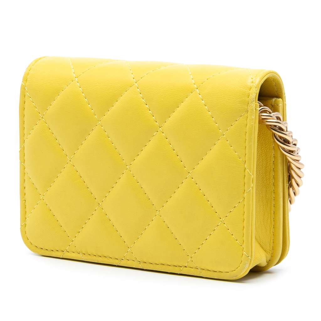 Chanel Mini CC Quilted Lambskin Chain with Charms Single Flap - 2