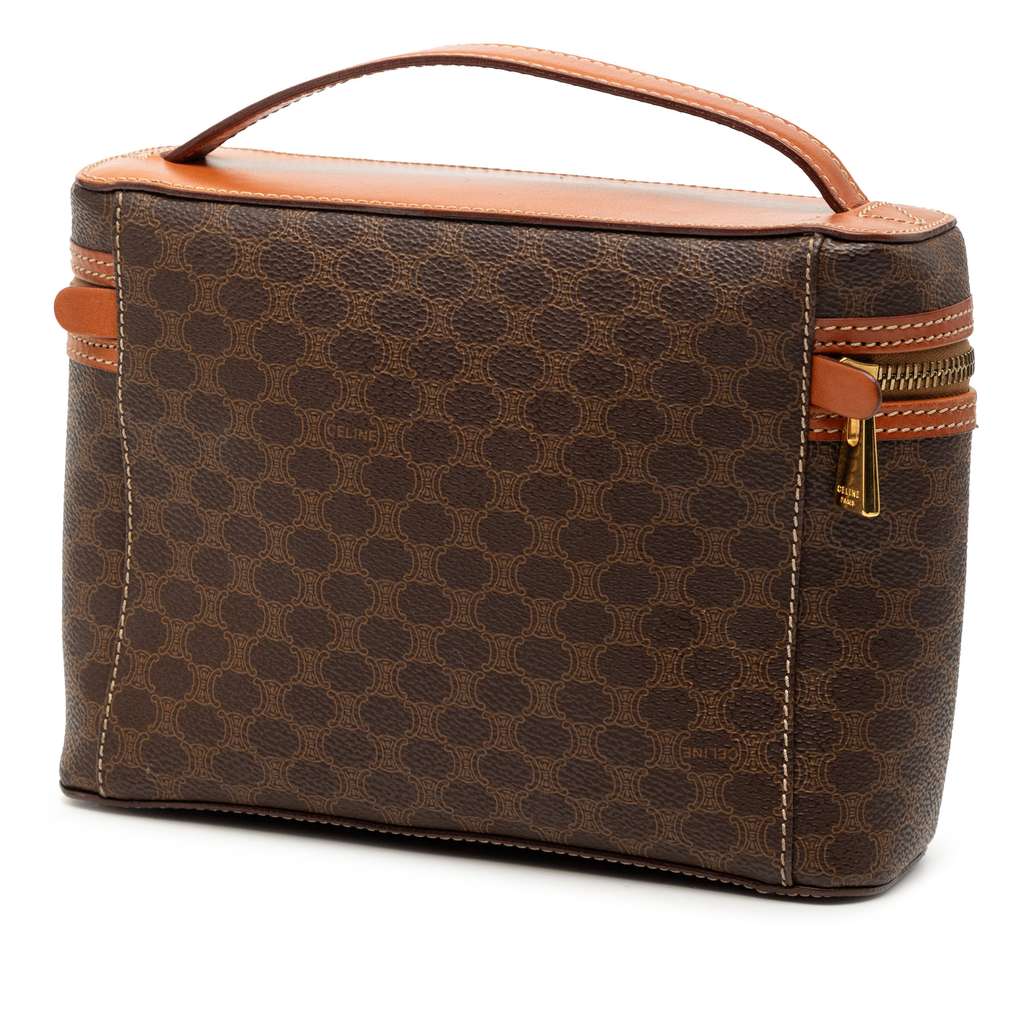 Celine Macadam Coated Canvas Vanity Bag - 2